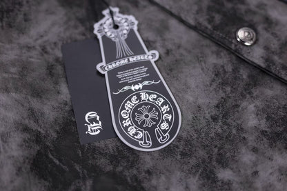 Fleur-de-lis Patch Varsity Jacket - Grey Tie-dye Outerwear A5588