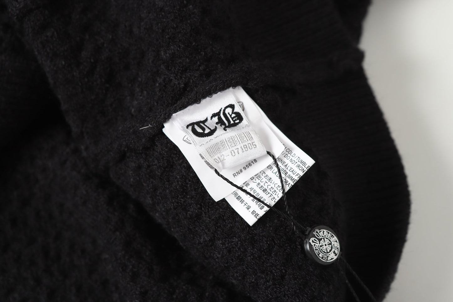 Gothic Cross Knit Cardigan - Black Grey Streetwear Jacket 904