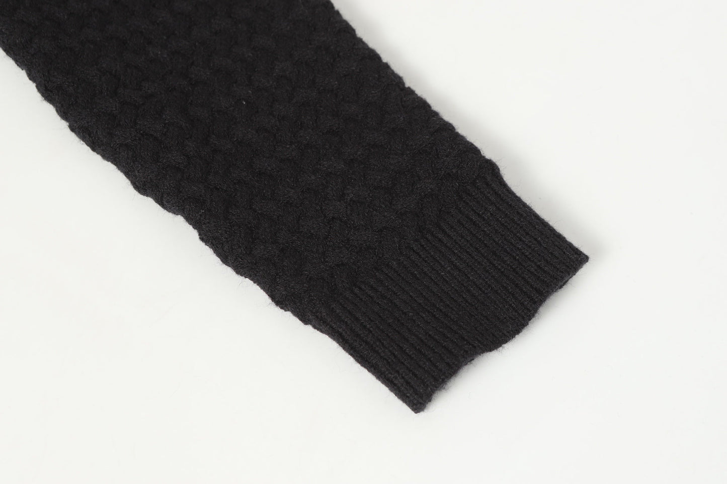 Gothic Cross Knit Cardigan - Black Grey Streetwear Jacket 904